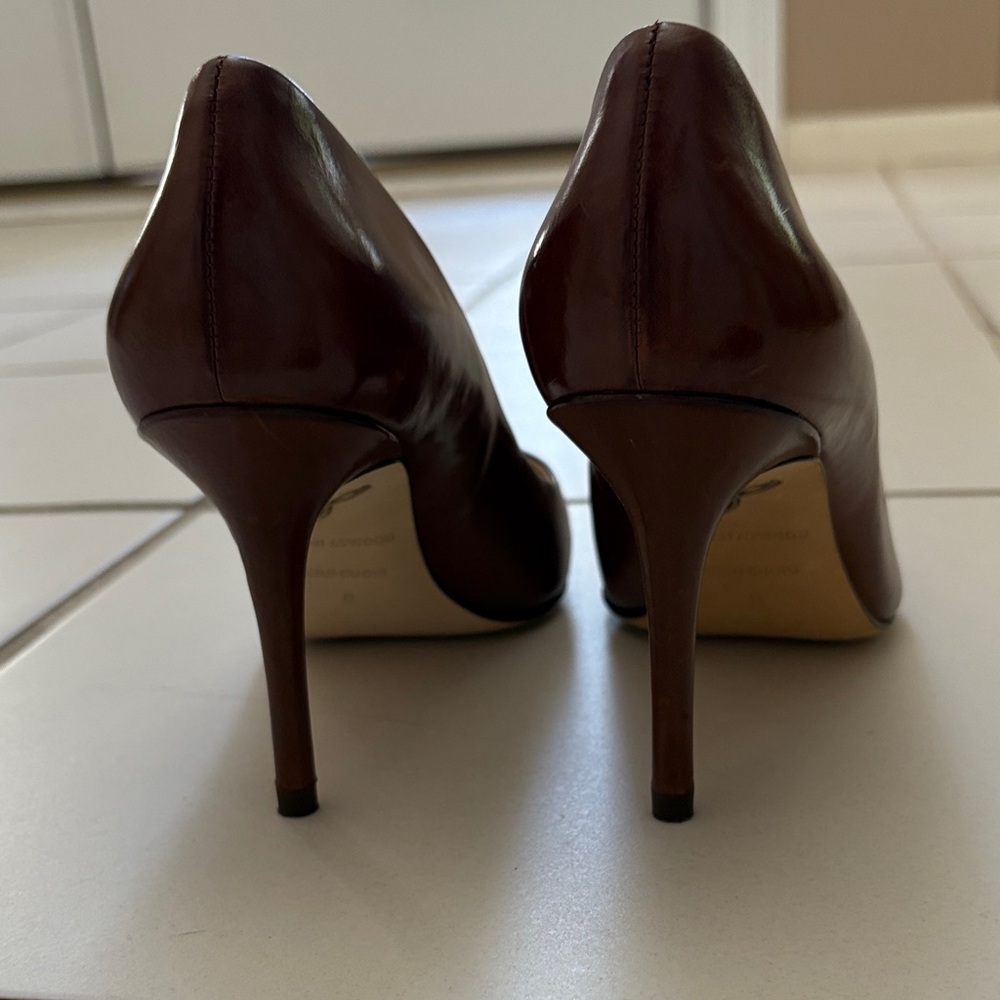 Brian Atwood Chocolate Brown Pumps - Picture 3 of 7